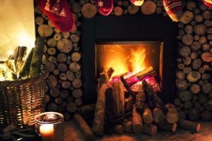 holiday fireplace